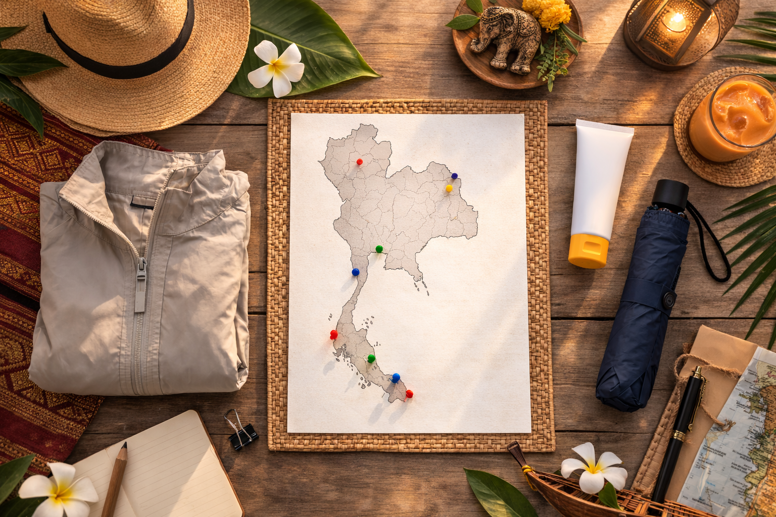 Thailand regions for October planning